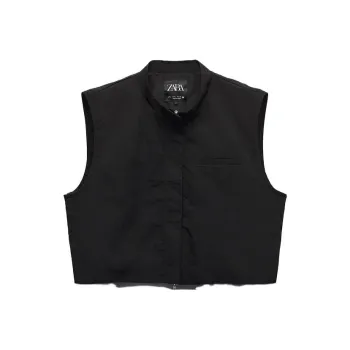 ZARA Tank Tops Women's Black