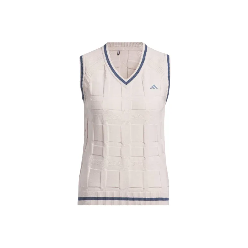 Adidas Go-To Sweater Vest Tank Tops Women's Oil Gray Purple-0