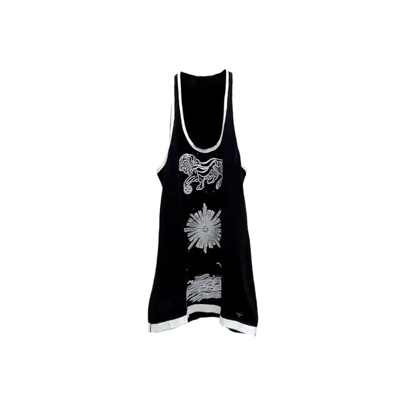 CHANEL Tank Tops Women's Black-0