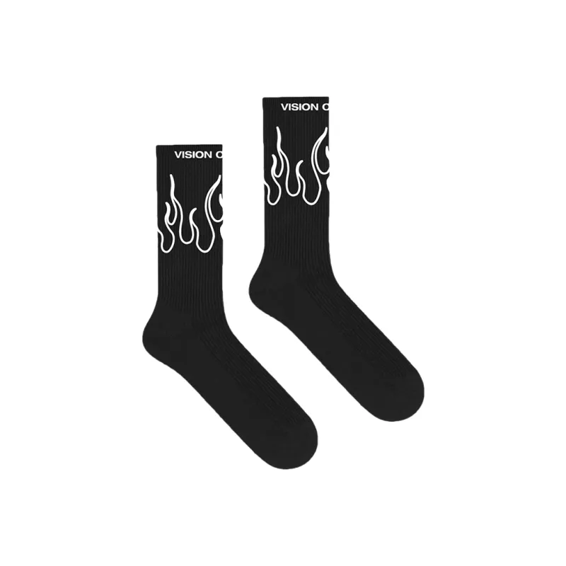 Vision Of Super Knee High Socks Men's 1 Pack Black-2