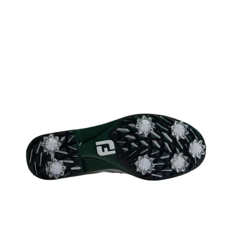 FOOTJOY Anti Slip Wear Resistant Low Top Golf Shoes Women's White Green-4