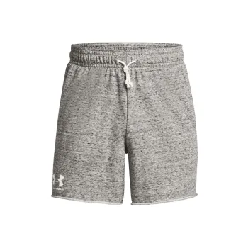 Under Armour UA Rival Terry Casual Shorts Men's Silver