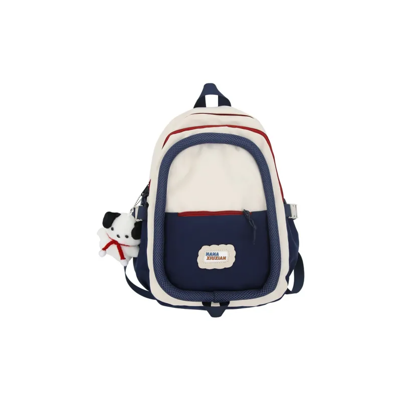 H YXIANG Nylon With Mesh Backpack Unisex Multicolor-2