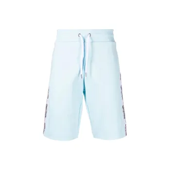 MOSCHINO Sports Shorts Men Blue