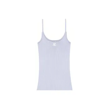 COURREGES Tank Top Women's Sky Blue
