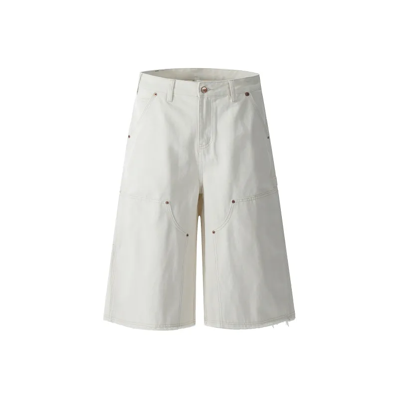 ONITSOP Cargo Shorts Unisex White-0