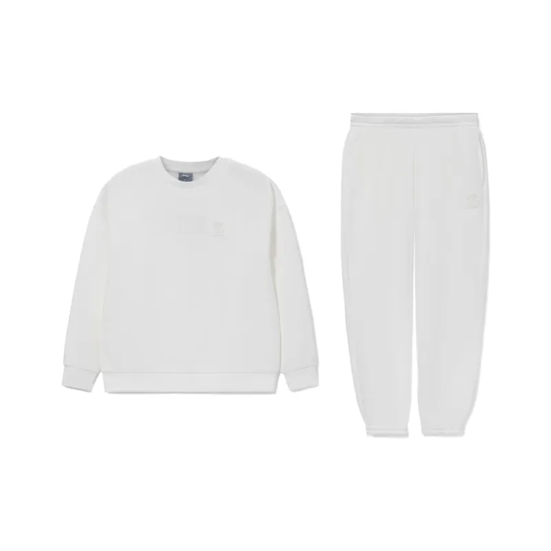LiNing Training Series Sweatshirt Set Unisex Ivory-0