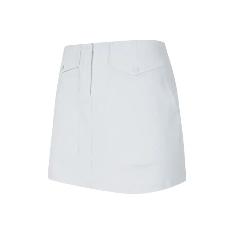 RAPIDO Half Length Casual Short Skirts Women's White-0