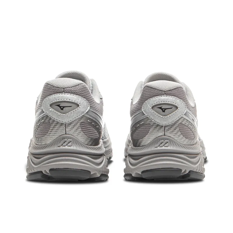 Mizuno RACER V2 Cushioning, Lightweight, Breathable, Slip Resistant Low Top Running Shoes Unisex Hong Kong Mist Gray-4
