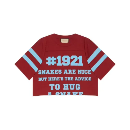 GUCCI 1921 L'Aveugle Par Amour Cropped T shirt