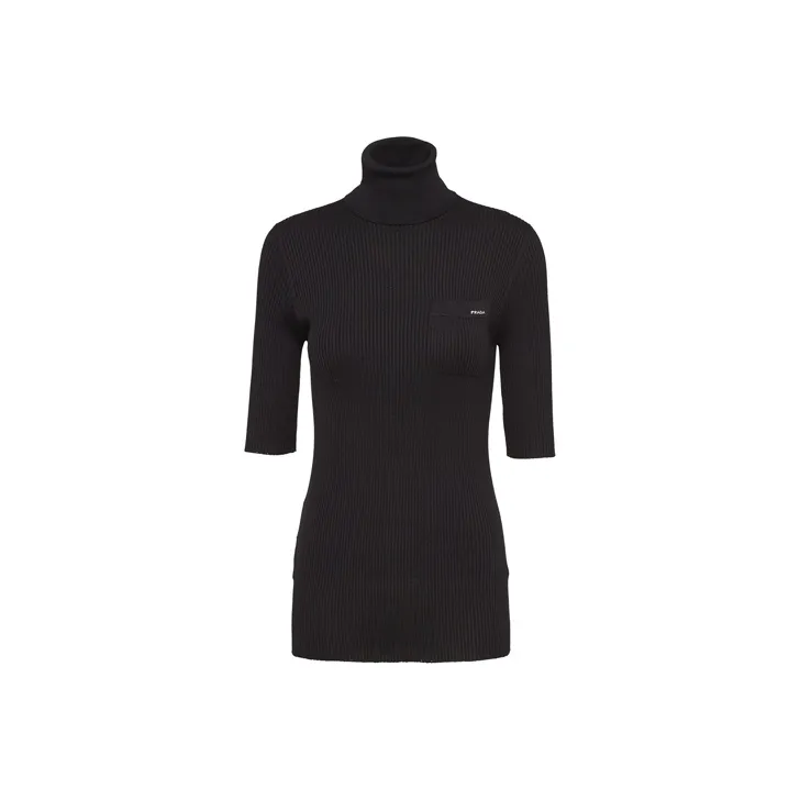 PRADA Crop Tops Women's Black-0