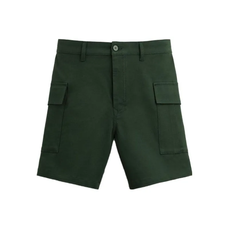 ZARA Casual Shorts Men Green-0