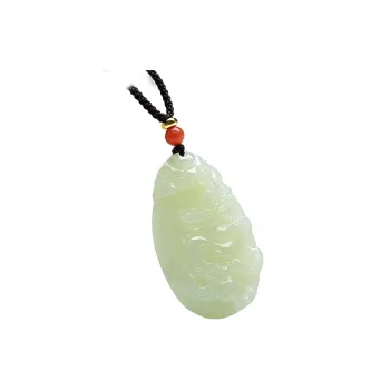 MARY WINDSOR Hetian Jade Pendants Pale Greenish White Jade Unisex