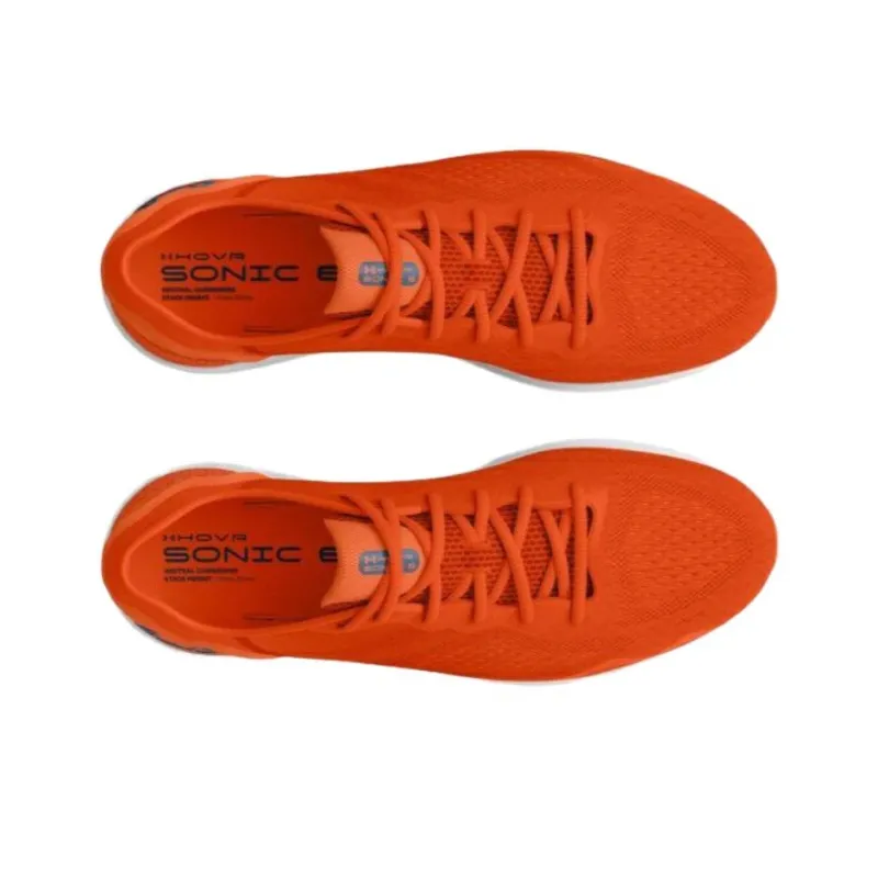 Under Armour Hovr Sonic 6 Anti Slip Wear Resistant Low Top Casual Running Shoes Men's Orange-3