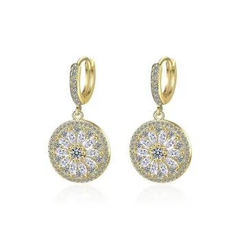 ZWU 925 Sterling Silver Earrings Women's