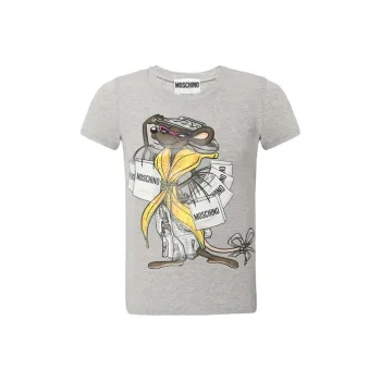 MOSCHINO Regular T Shirt Women's Gray