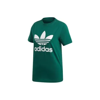 Adidas Originals Set in Sleeve T Shirt Women's Dark Green