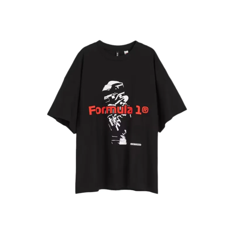 H&M T-Shirt Women's Black/MotoGP-0