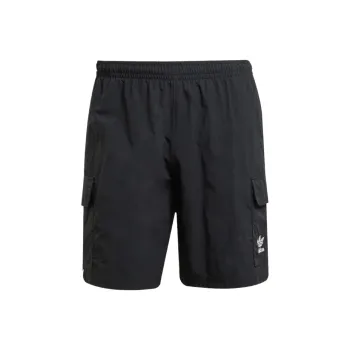Adidas Originals ESSENTIALSTrefoil Cargo Shorts Men's Black