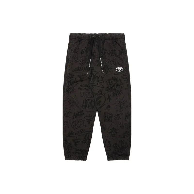 Aape Graffiti print Track Pants-0
