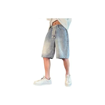 YOFVV Denim Shorts Unisex Light Blue