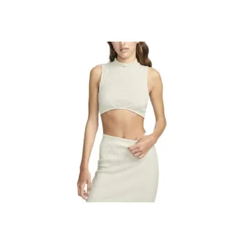 Nike Sportswear Chill Rib Women's Tight Mock Neck Cropped Tank Top