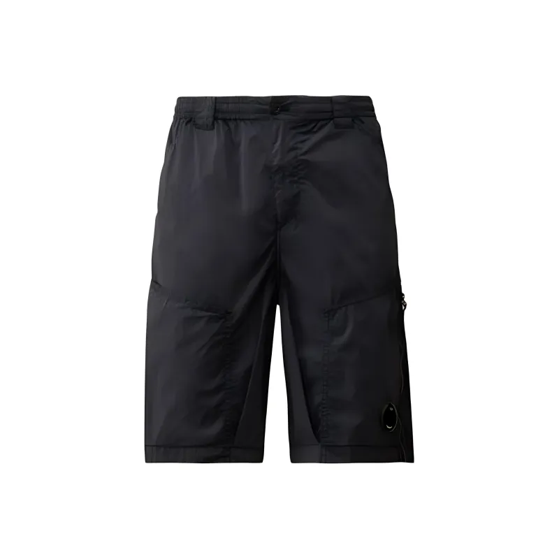C.P.Company Lens Detailed Elastic Waist Shorts-0