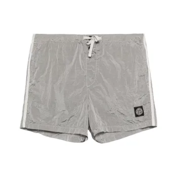 STONE ISLAND Compass Patch Mid Rise Swim Shorts