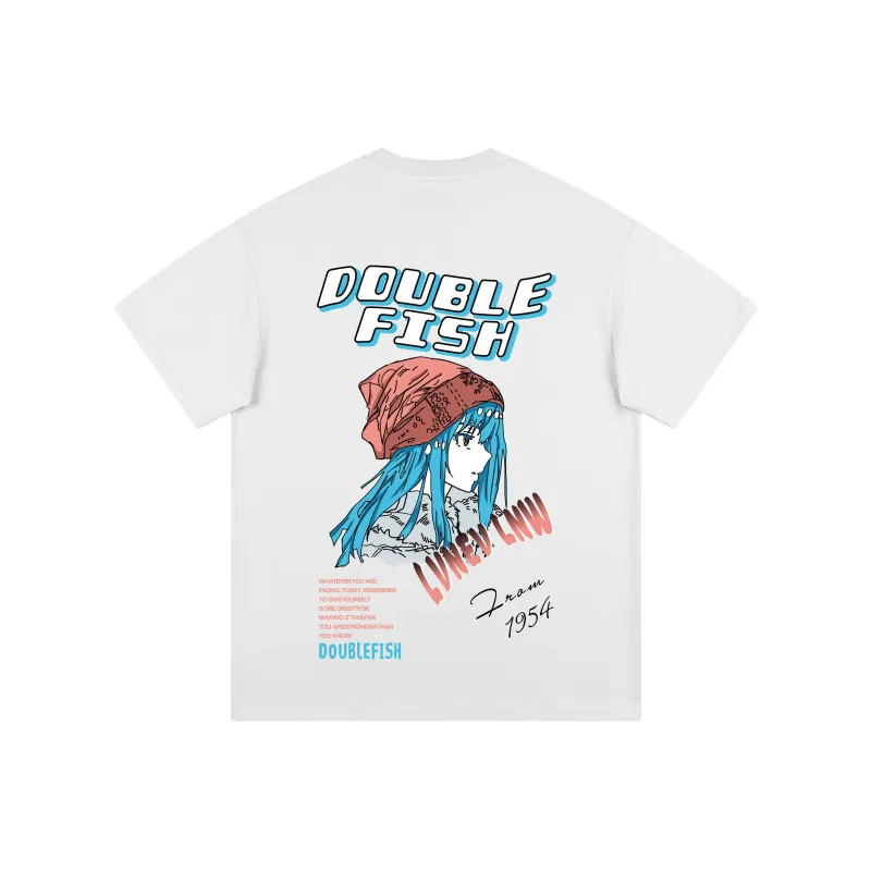 DOUBLEFISH Short Sleeved T Shirts Unisex-3