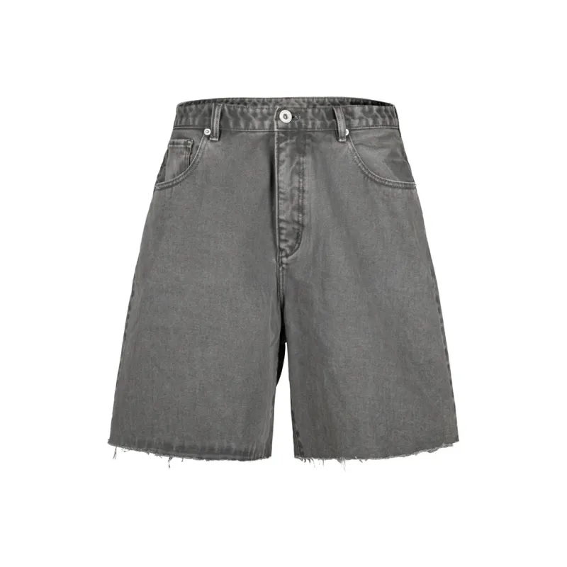 ORANGE DRAGON Denim Shorts Unisex-2