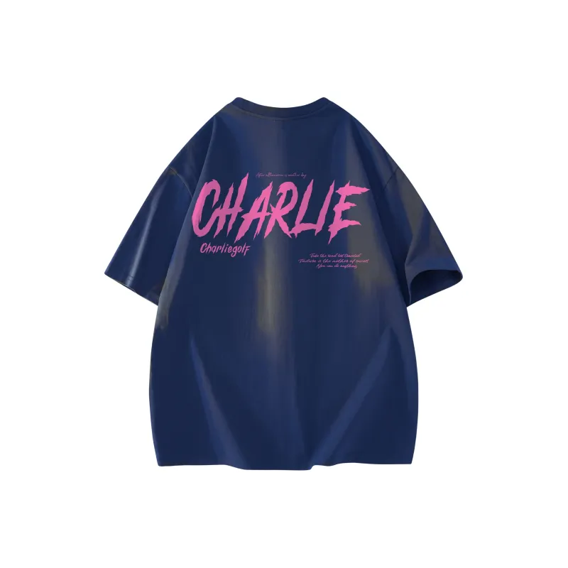 CHARLIE GOLF T Shirt Unisex Black-10