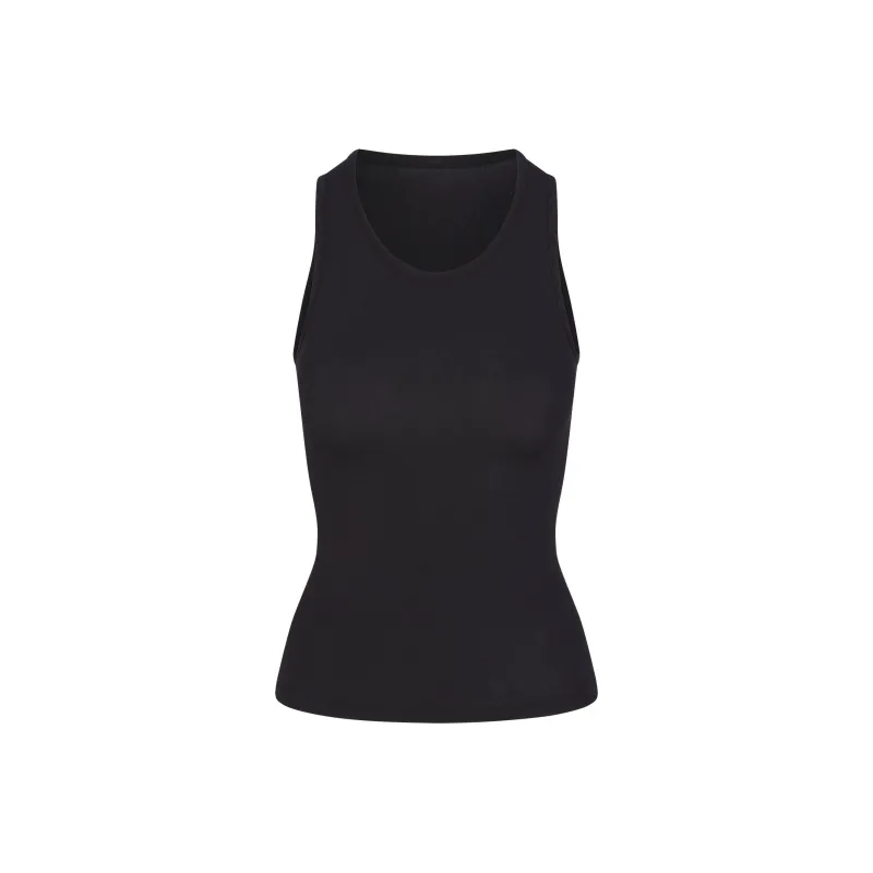 Skims Boyfriend Tank Onyx-0