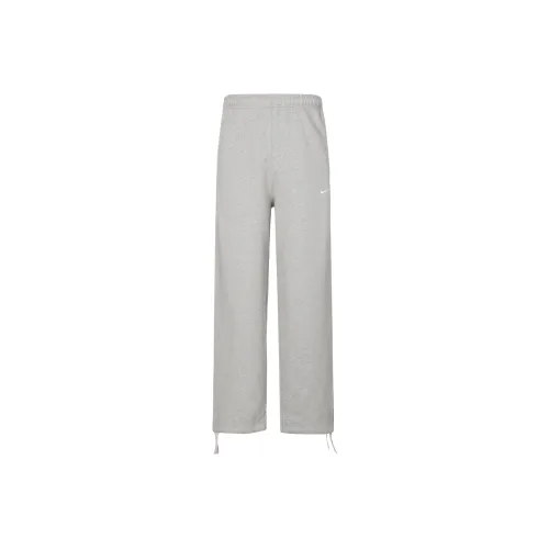 Nike Sportswear Swoosh Men's Open Hem Fleece Pants Gray