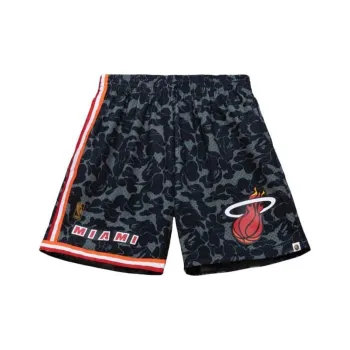 Bape X Mitchell & Ness Miami Heat Shorts