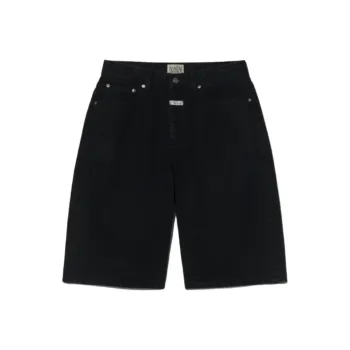MARITHE FRANCOIS GIRBAUD SS25 Denim Shorts Unisex Black