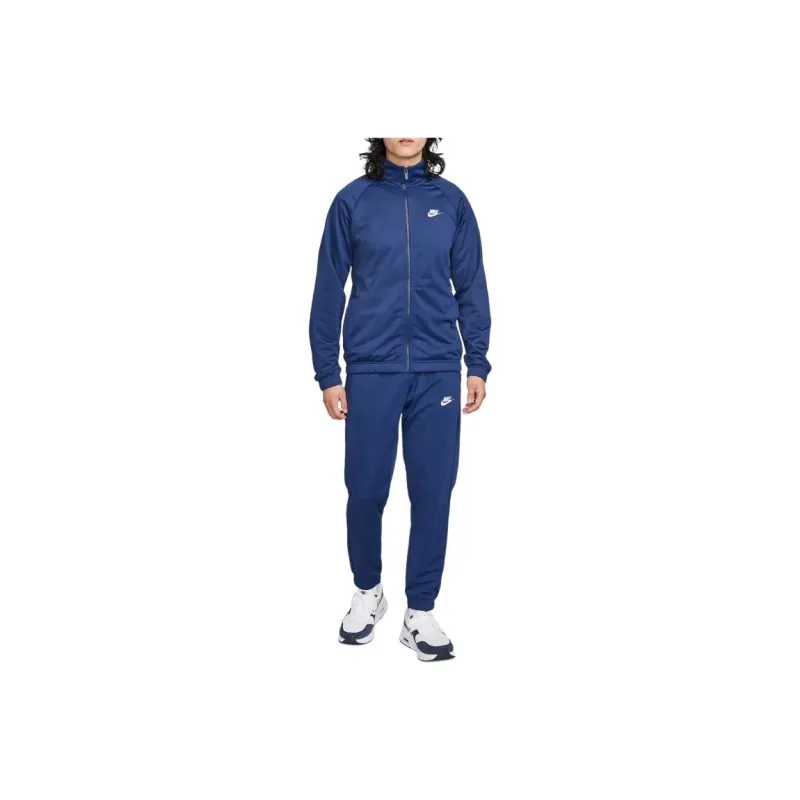 Nike Poly-Knit Tracksuit Casual Sportswear Men's Navy-0
