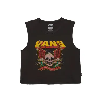 Vans VANS SUMMER TOUR MUSCLE Tank Tops Women's Black