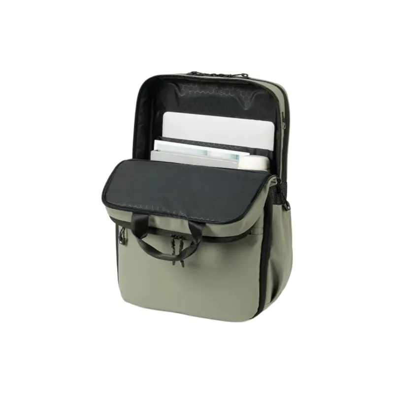 SAMSONITE Fabric Backpack Men's Green-4