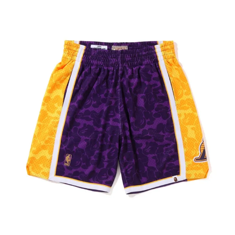 A BATHING APE Bape X Mitchell & Ness Basketball Shorts Fan Edition Men's-3