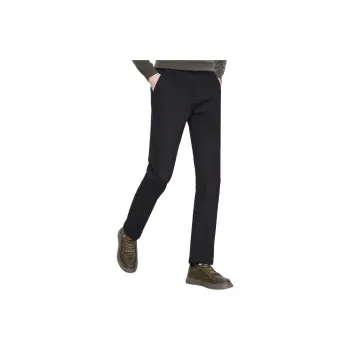 Red Bean Casual Pants Men's Black