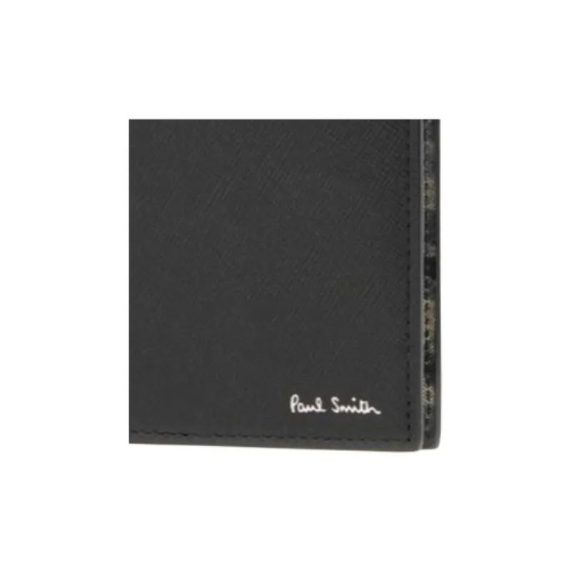 Paul Smith Sheepskin Wallet Men's Black-3