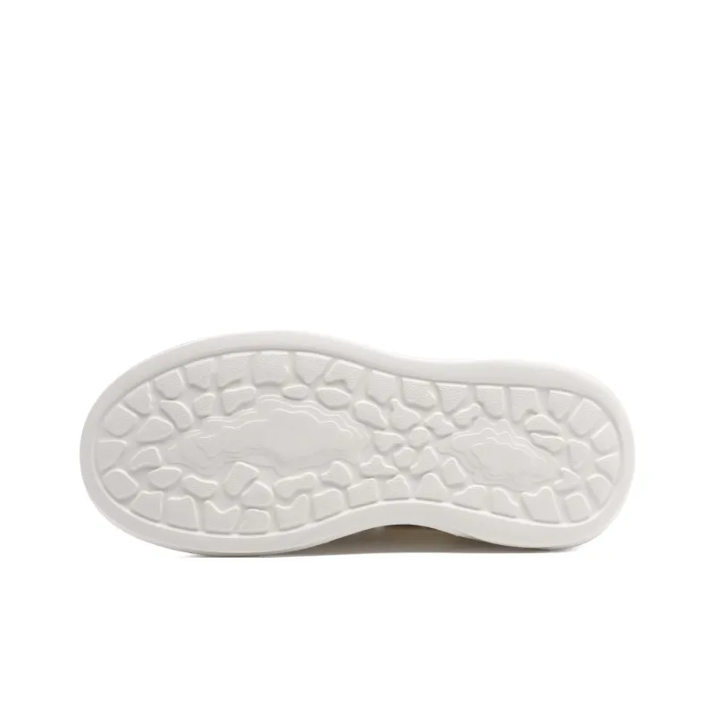 15 MINS Low Top Skateboard Shoes Women's White-4