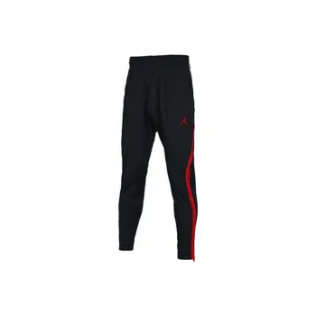 Jordan Knitted Sports Pants Men's Black Red