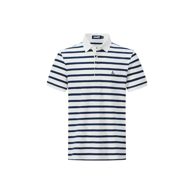 NAVIGARE Polo Shirt Men's Tech White Blue-0