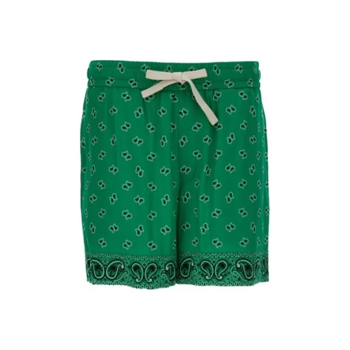 PALM ANGELS Paisley Shorts-0
