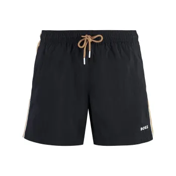Boss Logo print Swim Shorts