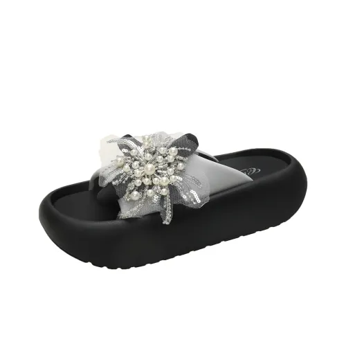 AJPAP Rubber Sole Slide Slippers Women's