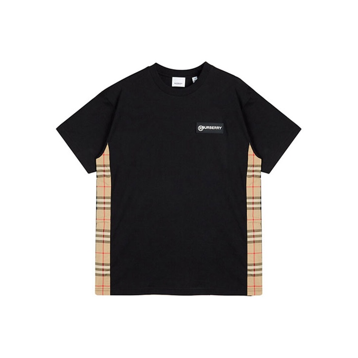 Burberry Logo Printed Short-sleeved T-shirt In Black | ModeSens