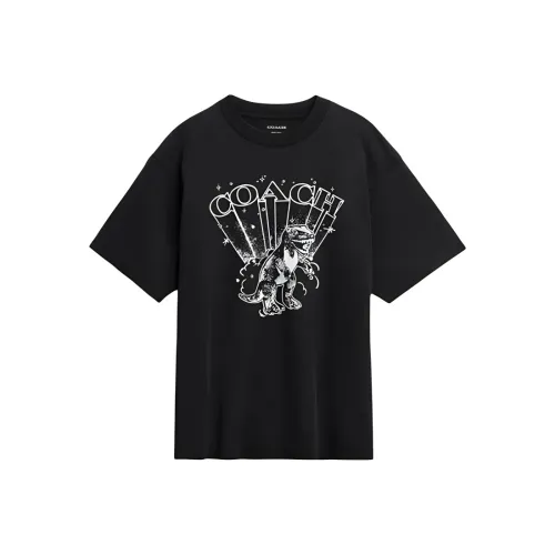 COACH T Shirts Men Black