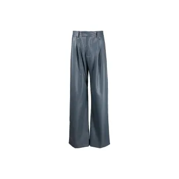 AMIRI Faux Leather Wide Leg Pants